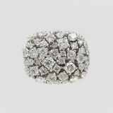 2.33 ctw Diamond Anniversary Ring - 14KT White Gold