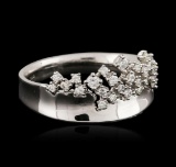 14KT White Gold 0.38 ctw Diamond Ring