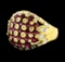 2.75 ctw Ruby and Diamond Ring - 18KT Yellow Gold