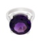 14KT White Gold 11.72 ctw Amethyst Ring