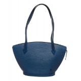 Louis Vuitton Blue Epi Leather St Jacques PM Shoulder Bag
