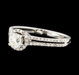 0.80 ctw Diamond Ring - 14KT White Gold