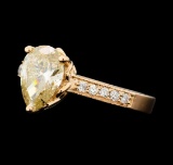 2.02 ctw Diamond Ring - 14KT Rose Gold