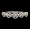 6.53 ctw Diamond Bracelet - 18KT White Gold