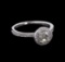 0.80 ctw Diamond Ring - 14KT White Gold