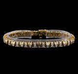 4.90 ctw Diamond Bracelet - 14KT Yellow Gold
