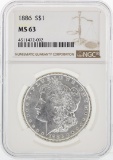 1886 NGC MS63 Morgan Silver Dollar