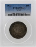 1922 Grant Memorial Commemorative Half Dollar Coin PCGS MS64