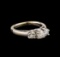 14KT White Gold 0.84 ctw Diamond Ring