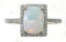 1.34 ctw Opal and Diamond Ring - 14KT Yellow Gold