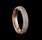 14KT Rose Gold 1.25 ctw Diamond Ring