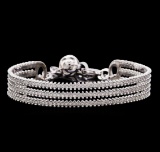 1.27 ctw Diamond Bracelet - 14KT White Gold