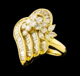 3.62 ctw Diamond Ring - 18KT Yellow Gold