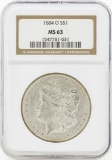 1884-O MS63 NGC Morgan Silver Dollar