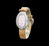 Corum Stainless Steel 1.00 ctw Diamond Ladies Watch