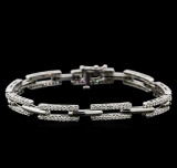 1.90 ctw Diamond Bracelet - 14KT White Gold