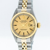 Rolex Two-Tone Champagne Index DateJust Ladies Watch