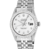 Rolex Stainless Steel 1.00 ctw Diamond DateJust Men's Watch
