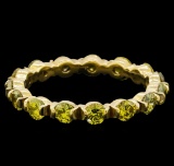 1.92 ctw Yellow Diamond Ring - 14KT Yellow Gold