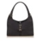 Gucci Black Canvas Leather Jackie Shoulder Bag