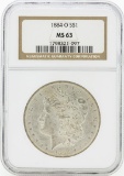 1884-O MS63 NGC Morgan Silver Dollar