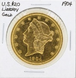 1904 $20 Liberty Double Eagle Gold Coin