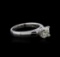 Platinum 0.93 ctw Diamond Ring