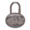 Hermes Silver Palladium Année Méditerranée Lock Charm