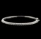 14KT White Gold 3.00 ctw Diamond Bangle Bracelet