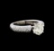 2.10 ctw Diamond Ring - 14KT White Gold