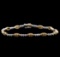 14KT Two-Tone Gold 1.56 ctw Diamond Bracelet