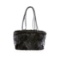 Paolo Masi Vintage Italian Black Mink Fur Leather Shoulder Bag Purse