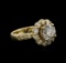 14KT Yellow Gold 2.46 ctw Diamond Ring