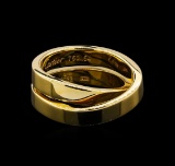 Cartier 18KT Yellow Gold Nouvelle Vague Paris Crossover Band Ring