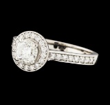 1.08 ctw Diamond Ring - 14KT White Gold