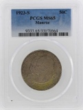 1923-S Monroe Doctrine Centennial Half Dollar Coin PCGS MS65