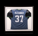 Shaun Alexander Framed Autographed Jersey