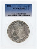 1882 PCGS MS63 Morgan Silver Dollar
