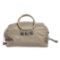 Marc Jacobs Gray Leather Jeweled Satchel Handbag