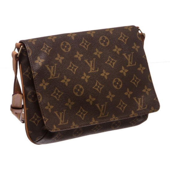 Louis Vuitton Monogram Canvas Leather Tango Bag