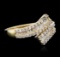 10KT Yellow Gold 0.50 ctw Diamond Ring