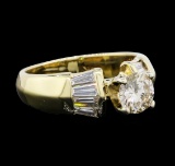 1.22 ctw Diamond Ring - 14KT Yellow Gold