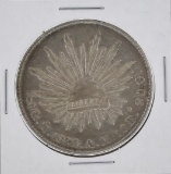 1892 MoAM Mexico 8 Reales Silver Coin KM 377.10
