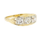 0.80 ctw Diamond Ring - 14KT Yellow Gold