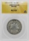 1857-P FJ Bolivia 4 Soles Coin ANACS AU53