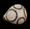 2.65 ctw Diamond Ring - 18KT Rose Gold