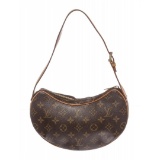 Louis Vuitton Monogram Canvas Leather Croissant PM Shoulder Bag