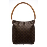Louis Vuitton Monogram Canvas Leather Looping GM Shoulder Bag