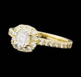 1.25 ctw Diamond Ring - 14KT Yellow Gold