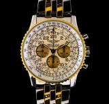 Breitling 18KT Two-Tone Navitimer Cosmonaute Men's Watch